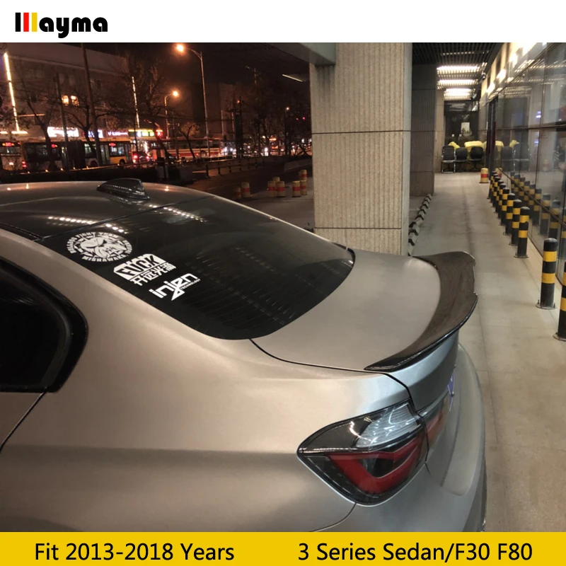 Спойлер для заднего багажника из углеродного волокна в стиле PSM BMW 3 серии седан 318i