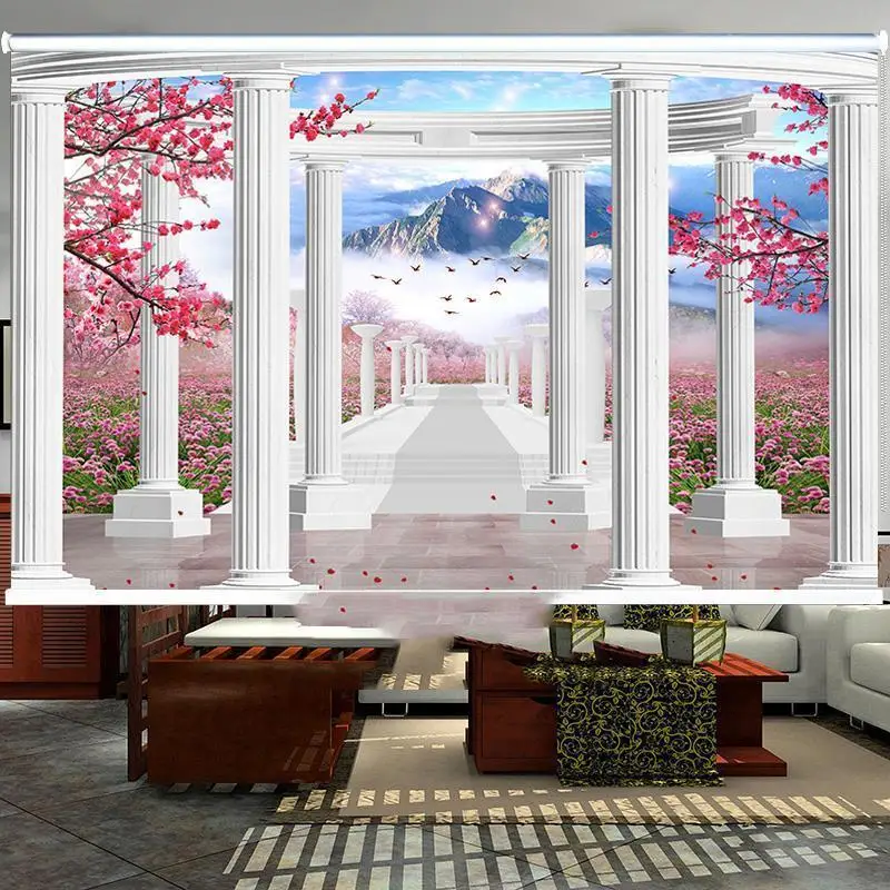 Свадебные Декоративные жалюзи вертикальные рулонные магазины оконные