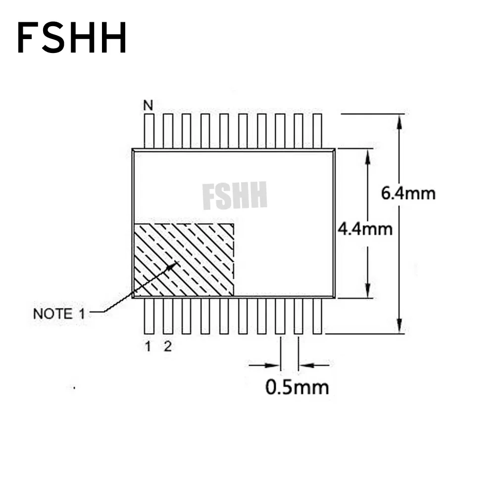 OTS-20-0.65-01 adapter CNV-SSOP20-DIP Programmer adapter TSSOP20 to DIP20 IC Test Socket foot spacing 0.65mm