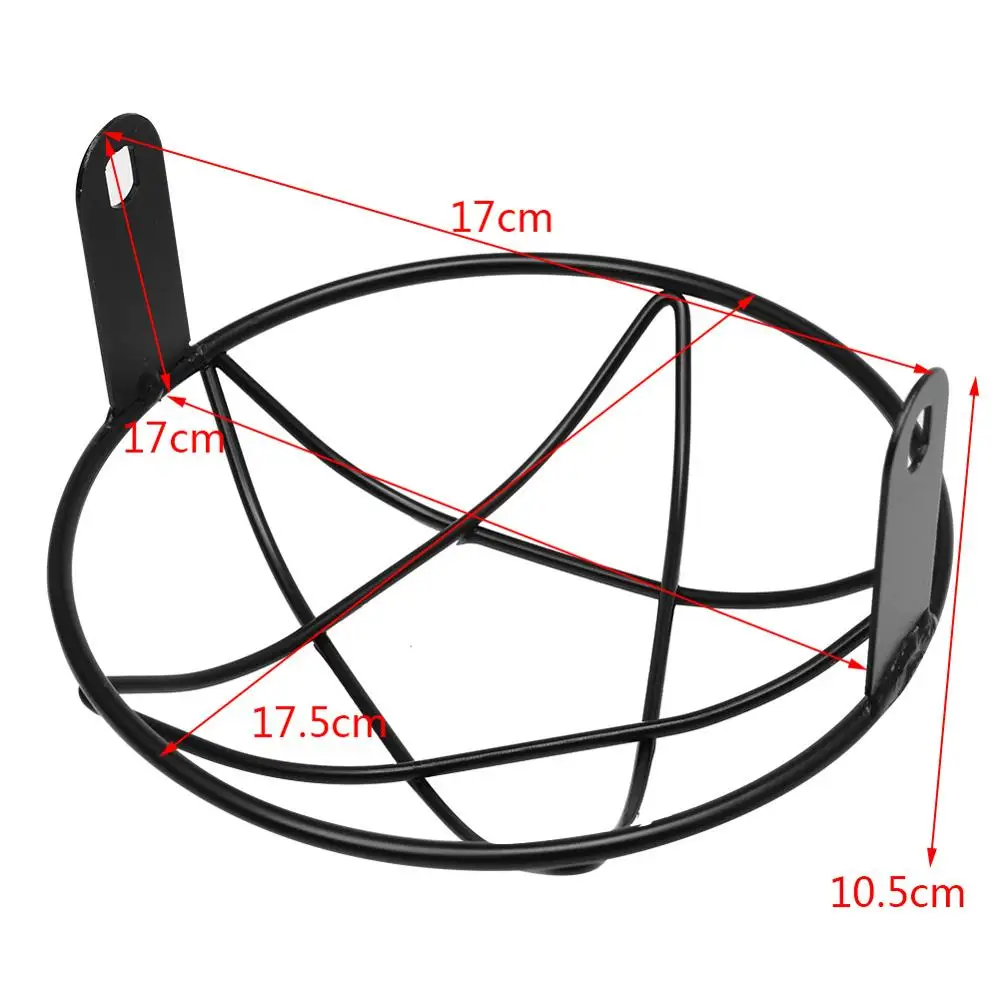 7 &quotУниверсальный кафе гонщик мотоцикл фара Гриль Крышка боковое Крепление Фары