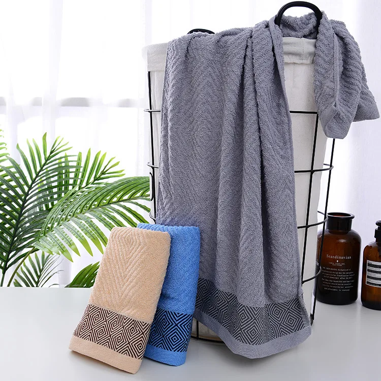 Вышитое алмазным узором хлопковое банное полотенце полотенца для рук ванная