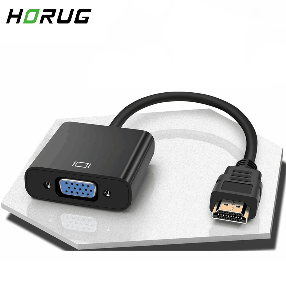 Кабель адаптер HDMI VGA для PS4 ПК ТВ приставок проекторов ноутбуков HD 1080P|Кабели HDMI| |