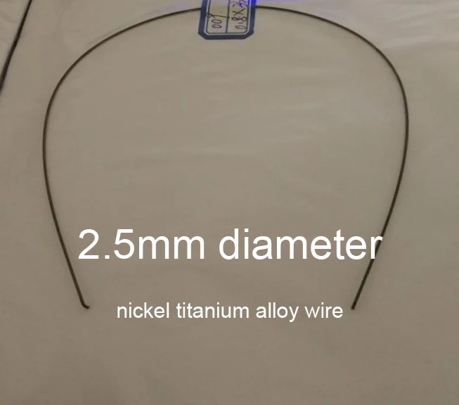 Нитинол диаметром 2 5 мм запоминающий провод медицинская нити карта формы