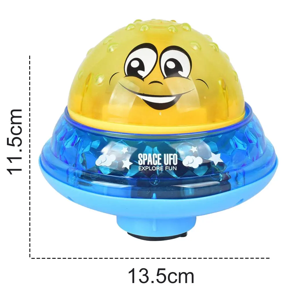  Funny Infant Bath Toys Baby Electric Induction Sprinkler Ball with Light Music Children Water Play Ball Bathing Toys Kids