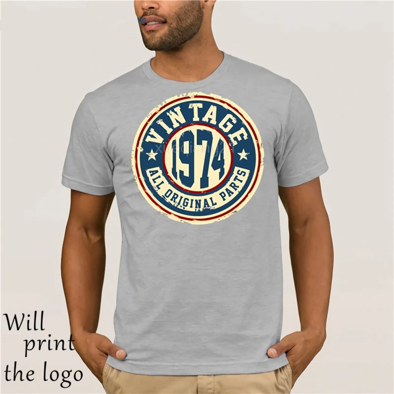 Hot prices born in 1974 made 43rd year birthday age present gift new super black ali t shirt hip-hop jersey men free shipping | Мужская