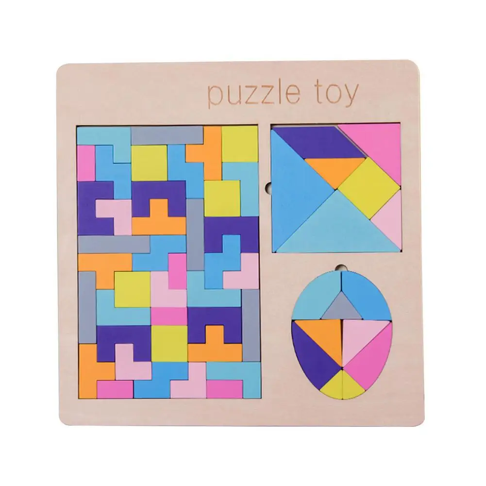 

Children's Puzzle Building Block Multi-Function 3-in-1 Large Jigsaw Puzzle Educational Toys Perfect Ultimate Gift For Birthday