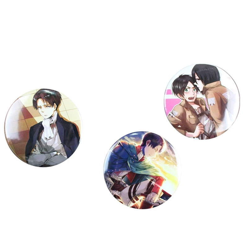 Горячая аниме атака на Титанов значок косплея мультфильм Эрен брошь заколки