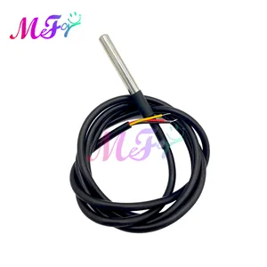 DS1820 Stainless Steel Waterproof 1 Meter DS18b20 Temperature Probe Temperature Sensor 18B20 For Arduino