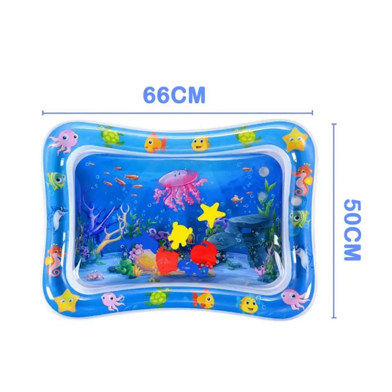 

Summer Baby Inflatable Cartoon Marine Creature Recognition Water Pad Outdoor Indoor Play Mat Cushion