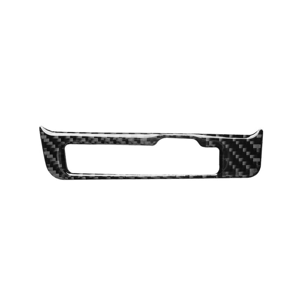 

Gear Shift Display Panel Frame Trim Interior Carbon Fiber Decor Replacement for A4 B8 A5 Q5