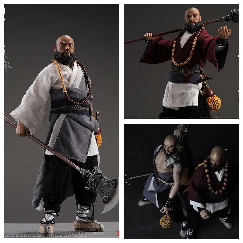 Экшн фигурка в масштабе 1/6 кукла из древнего китая с водной шкалой модель монах