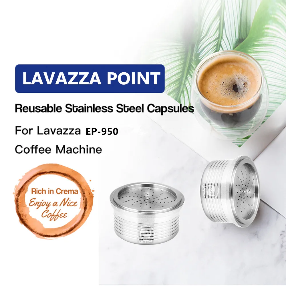 ICafilas многоразовые фильтры для кофе Lavazza кофейные капсулы из нержавеющей стали капсулы для Lavazza эспрессо точка EP-950 EP-2500 плюс