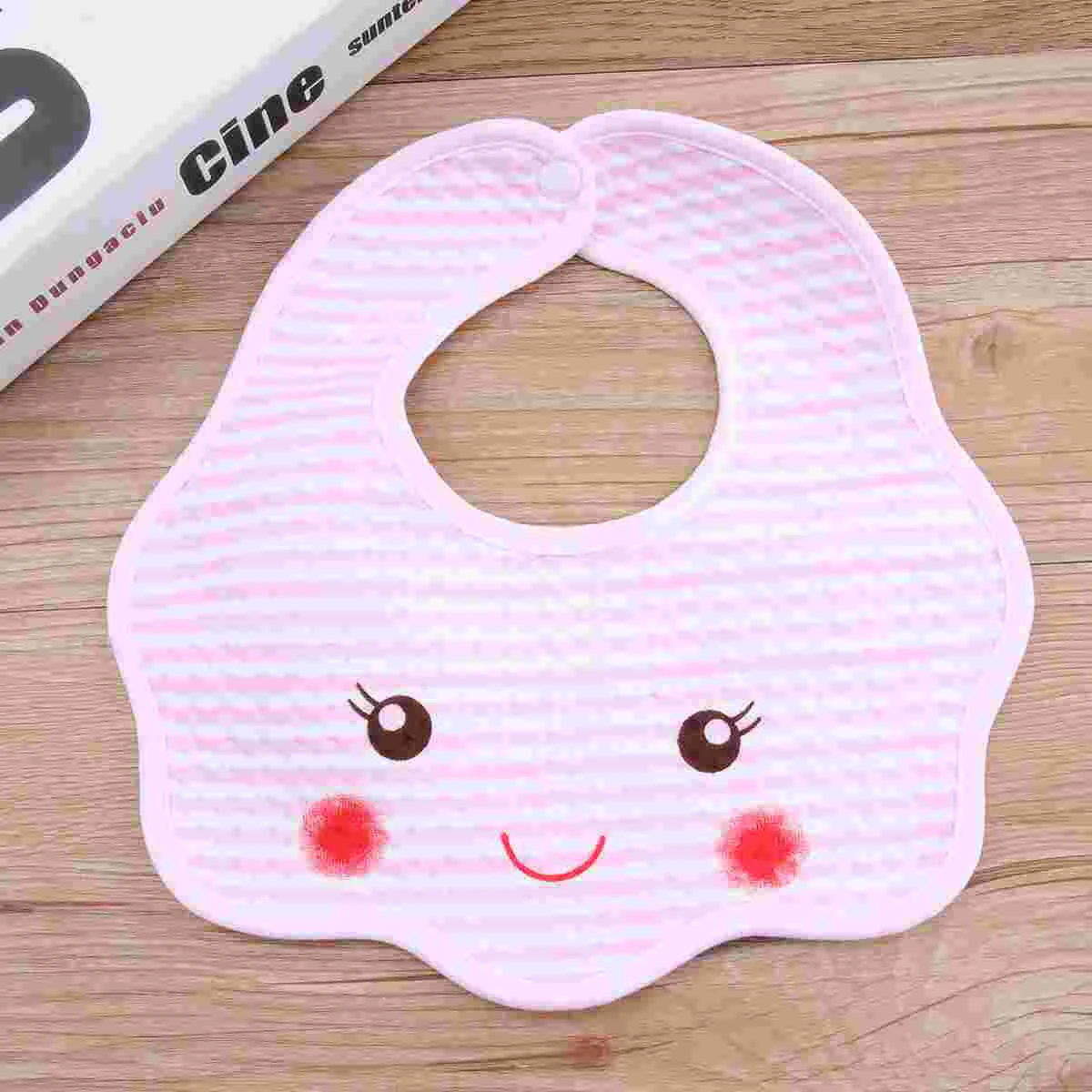 

Милый слюнявчик 5 шт., водонепроницаемый слюнявчик, слюнявчик из чистого хлопка, Слюнявчик с мультяшным рисунком для младенцев (разные цвета...