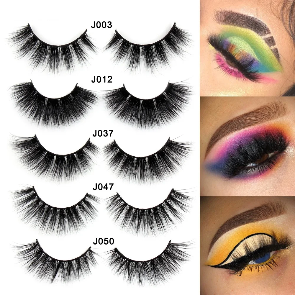 Объемные норковые ресницы AMAOLASH ручной работы накладные в полоску без грубости