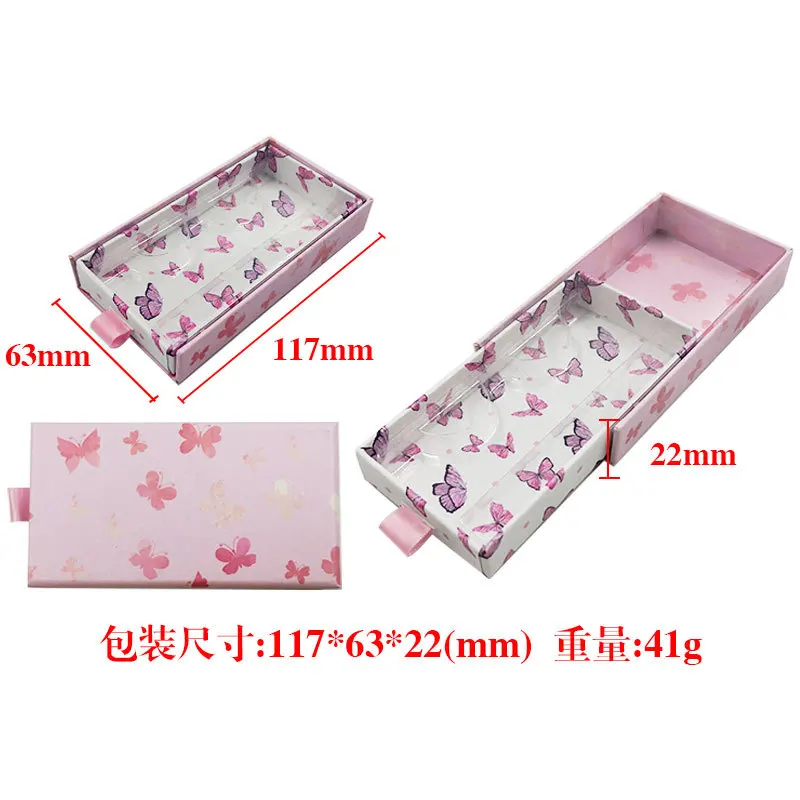 

30/50/100Pcs Wholesale Empty 3D Mink Eye Lash Boxes Packaging Free Custom Logo 25mm False Eyelashe Packaging Box