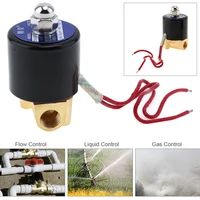 solenoid valve dc 12v24v ac 110v 220v 14 electric valve water solenoid valve normally closed valve for water oil air