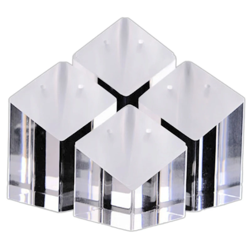 

4Pcs Clear Acrylic Jewelry Holder Photography Props Display Stand