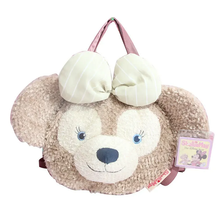 Милый мультяшный плюшевый рюкзак Duffy Bear shellieway Gelatoni с кошкой мягкая Наплечная