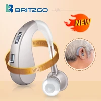 britzgo hearing aidrechargeable mini hearing amplifier for deafnessintelligent ear hearing loss aids for elderly and senior
