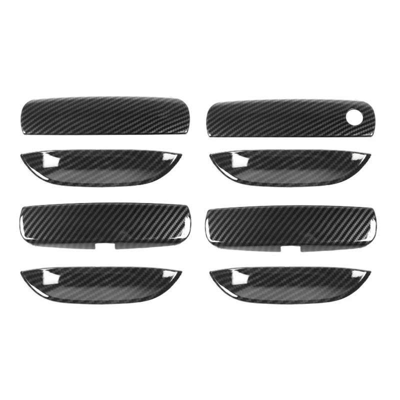 

8 шт., декоративные наклейки на дверную ручку и чашу для 2011-2021 Dodge Charger