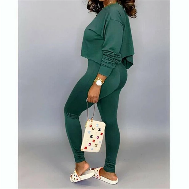 Женский спортивный костюм повседневный комплект из двух предметов свитер и