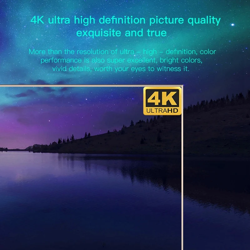 

H50 TV Box Android 10 4K H.265 Media Player 3D Video 2.4G 5Ghz Wifi Bluetooth Smart TV Box Set Top Box EU Plug