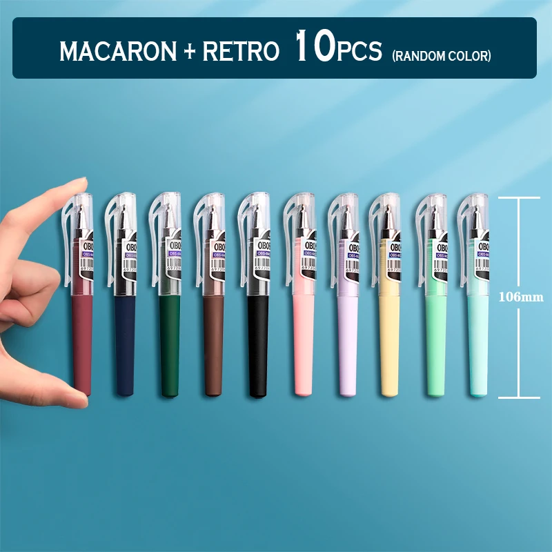 10/20/50 шт./лот креативная кавайная мини гелевая ручка короткая нейтральная для