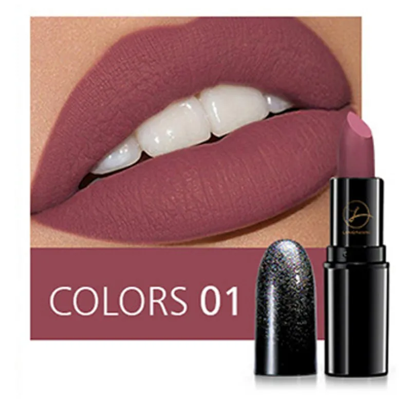 

1pcs Nude Lipsticks Moisturizing Velvet Matte Lip Stick Waterproof Long Lasting Makeup Lipsticks Beauty Cosmetics Batom