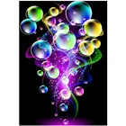 Круглая Алмазная 5d картина с полным покрытием, красочные пузырьки, искусство, украшения для дома