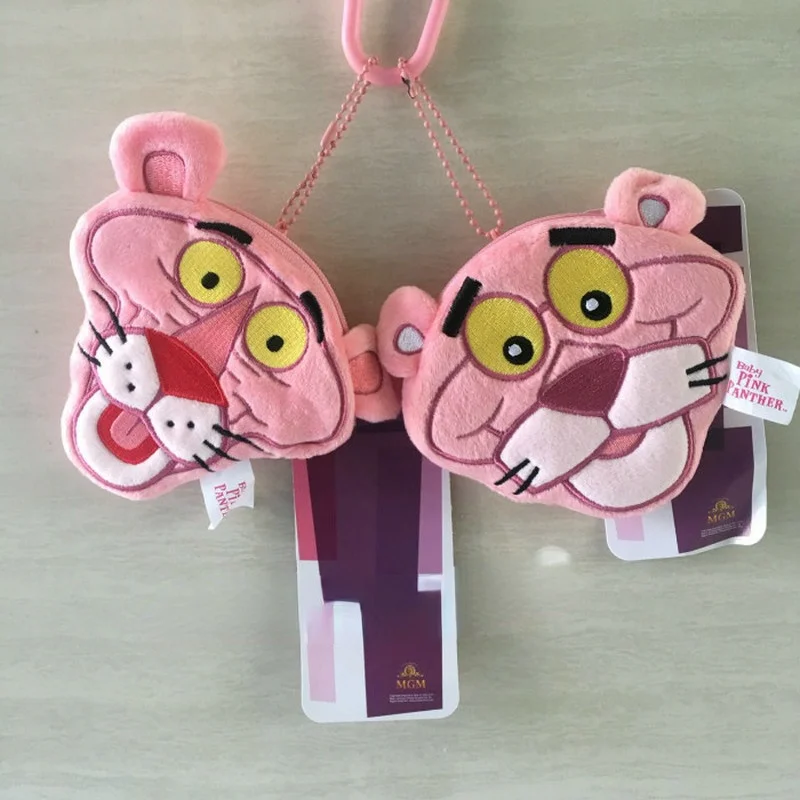 

Cartoon Pink Panther Coin Purse Cute Doll Ornaments Accessories Pendant Collection Present