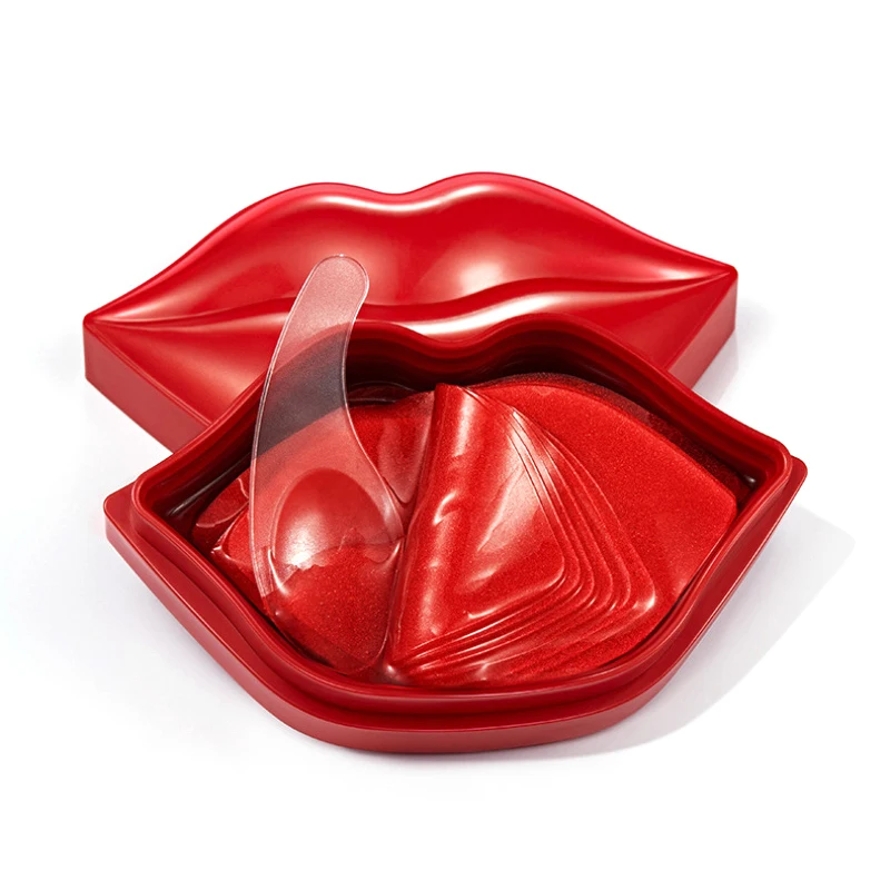 

20Pcs/Box Cherry Lips Masks Set Hydrating Moisturizing Nourishing Lip Mask Anti-Drying Diminishing Lip Lines Enhance Care Masks