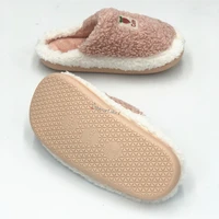 fashion designers girl fashion fur slippers wholesale faux fur cross indoor floor slides fluffy plush shoes