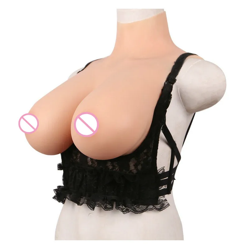 Silicone Breast Forms C Cup Realistic Soft Fake Boobs Bionic Skin Crossdresser Transgender Queen Transvestite Mastectomy Bra