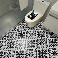 self adhesive floor tile sticker waterproof non slip removable pvc bathroom kitchen living room decor peel and stick floor decal
