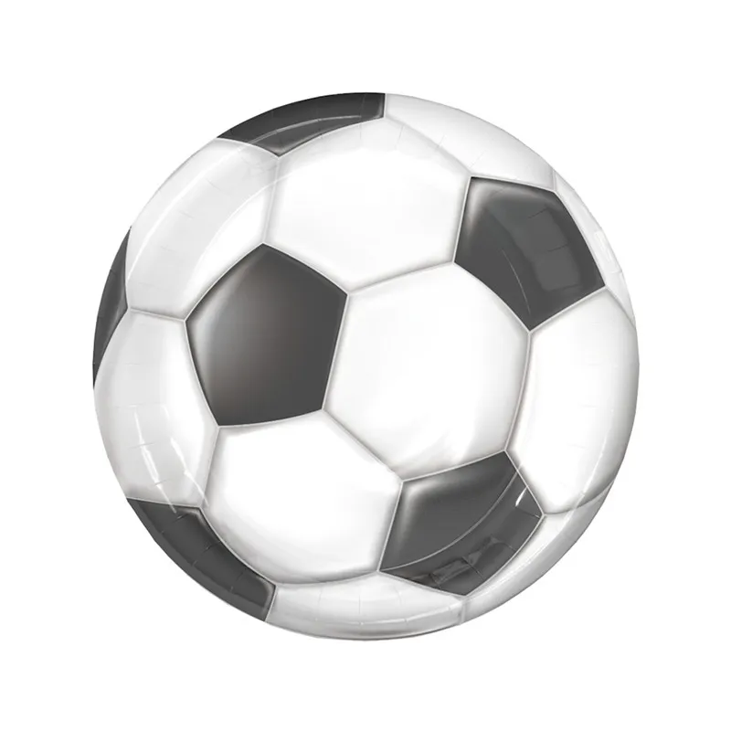 Footall тема одноразовые наборы посуды для вечеринки детей декор в честь Дня