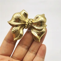 bow shape solid brass knobs furniture drawer handles cupboard pulls single hole gold kitchen cabinet handle for childrens room