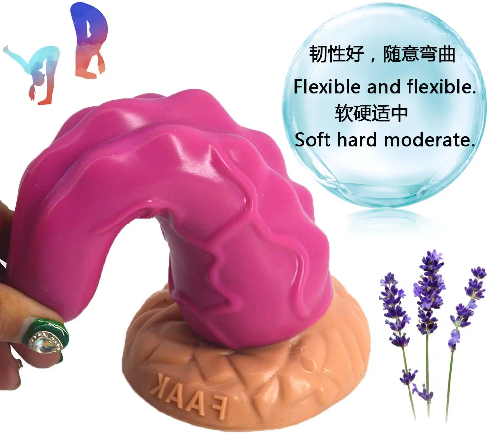 FAAK большой золотой фаллоимитатор Анальная пробка с сильным всасыванием анальный