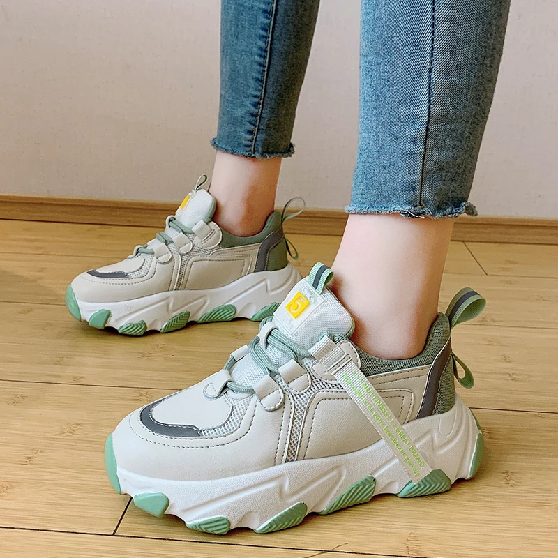 Женские кроссовки Сезон весна осень Новинка Модные туфли с низким верхом на