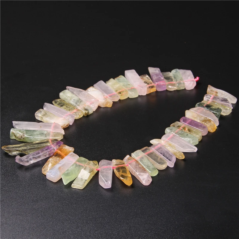 

Смешанные кварцевые бусины из драгоценных камней