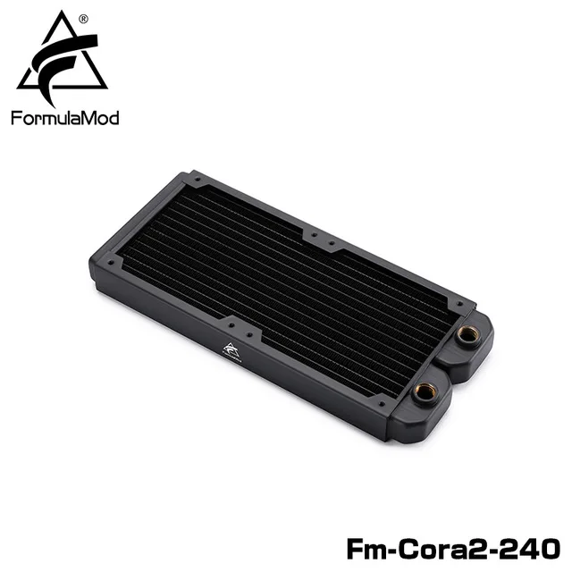 FormulaMod Fm Кора BK 120/240/360/480 мм Медь черный однорядные радиатор 29 Толщина подходит для