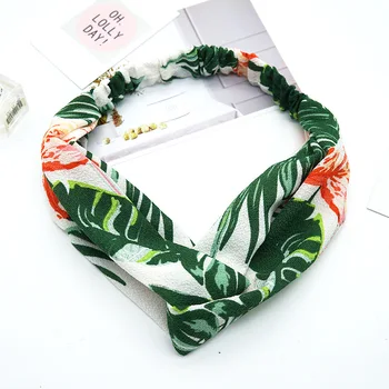 Multiple styles fashion hot Sale  simple wild fashion lady hair Cloth Bow knot Headband Hair Ties Rope girl Hair Accessories 5