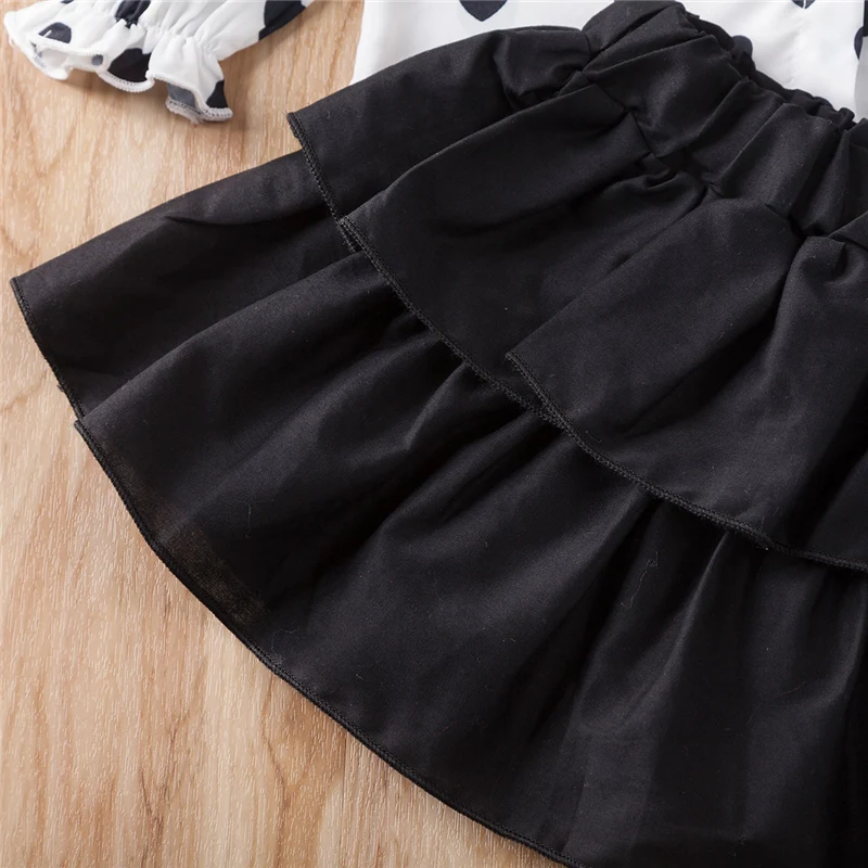 Новинка комплект одежды для маленьких девочек из 2 предметов летняя блузка в