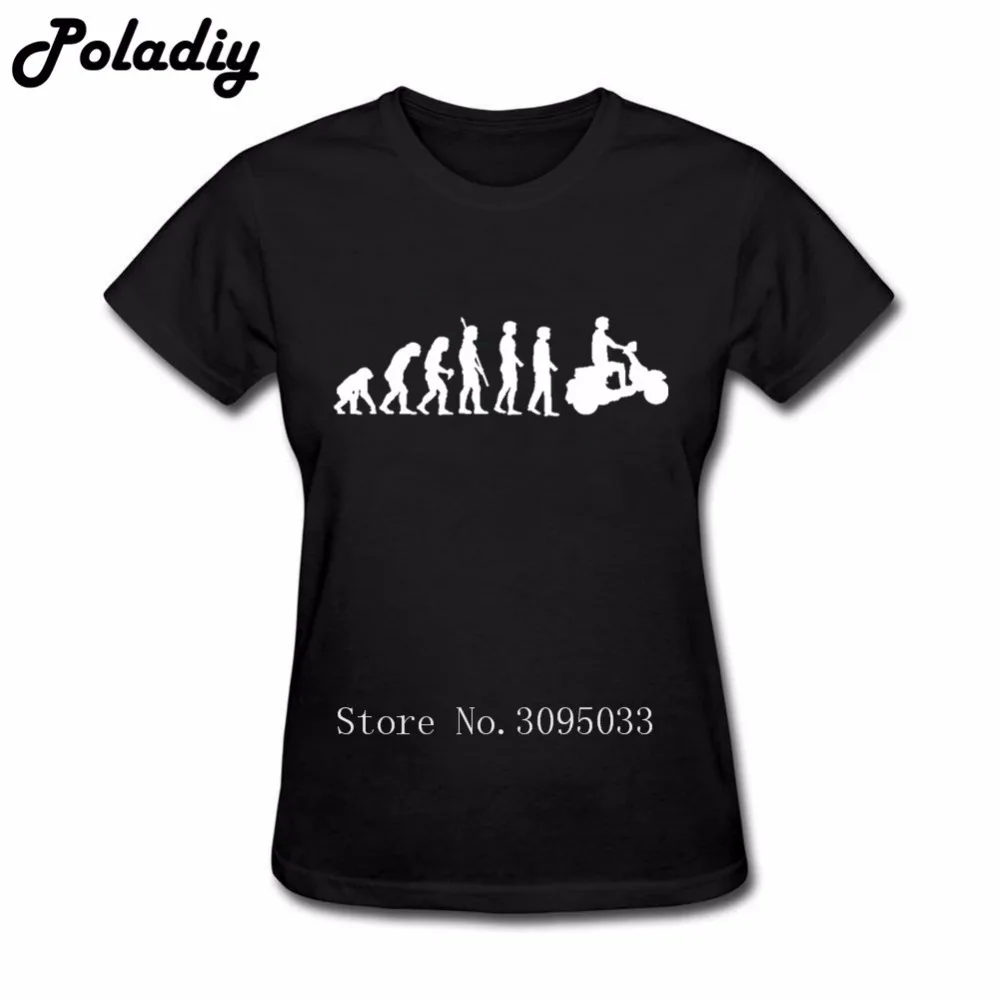 Футболки для девушек 80 s футболки фитнес-футболки 100% хлопок женские Vespa Feminina |