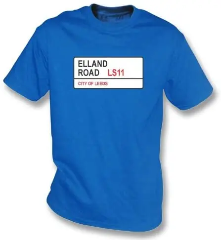 

Elland Road LS11 T-Shirt United New Arrivals Harajuku Tee Summer 2020 Pure Cotton Breathable Short Sleeve Tshirt