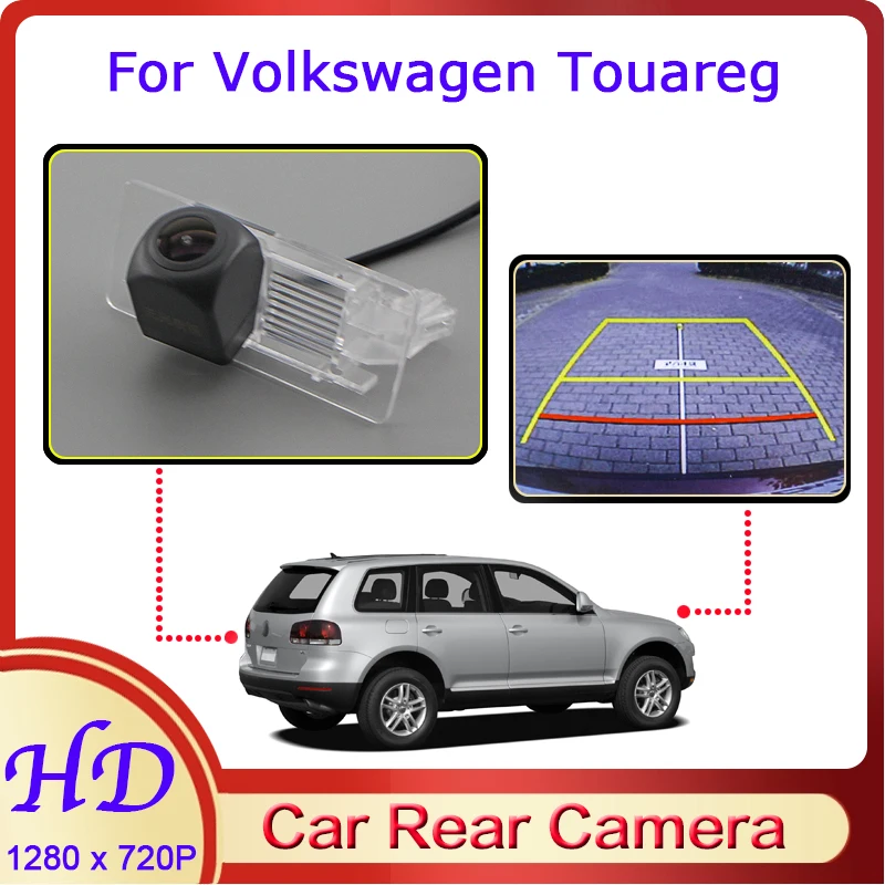 

Автомобильная камера заднего вида «рыбий глаз» для Volkswagen VW Touareg 7P 2010 ~ 2018 ночное видение HD выделенная камера заднего вида для резервного копи...
