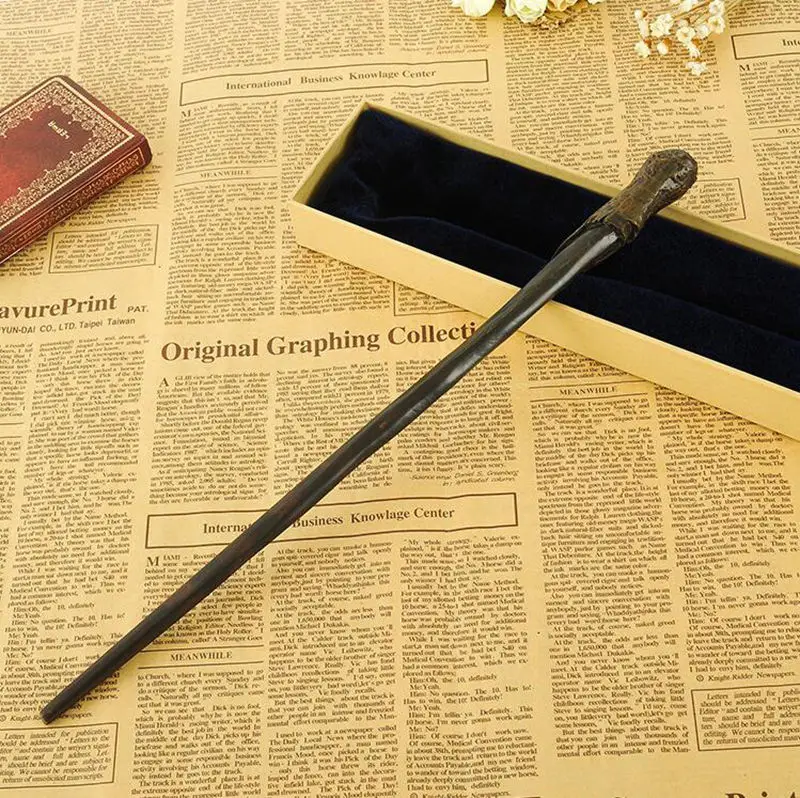 Оригинальная версия металлический сердечник Deluxe COS Colsplay Core Luna Voldemort Гермиона Волшебная волшебная палочка подарочная упаковка