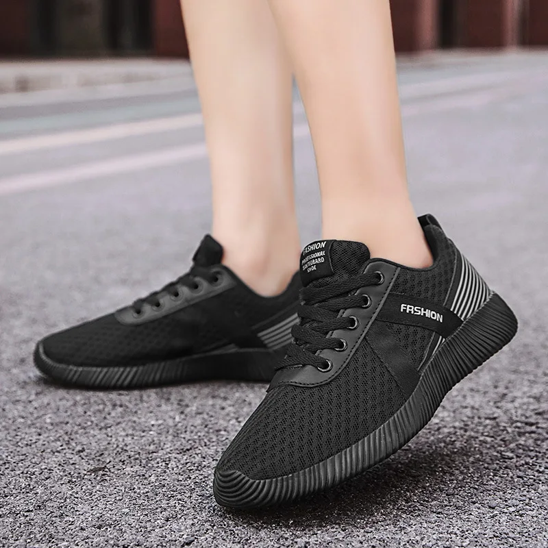 

Sneakers Women Running Shoes for Woman Sport Shoe Mesh Breathable Fashion Trainers for Lady Outdoor Jogging Shoes Lace Up Flats