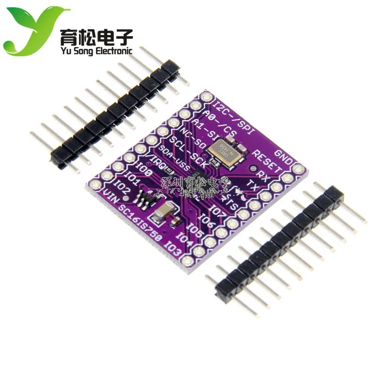 MCU-750 SC16IS750 Single UART с интерфейсом I2C-bus/SPI | Электроника
