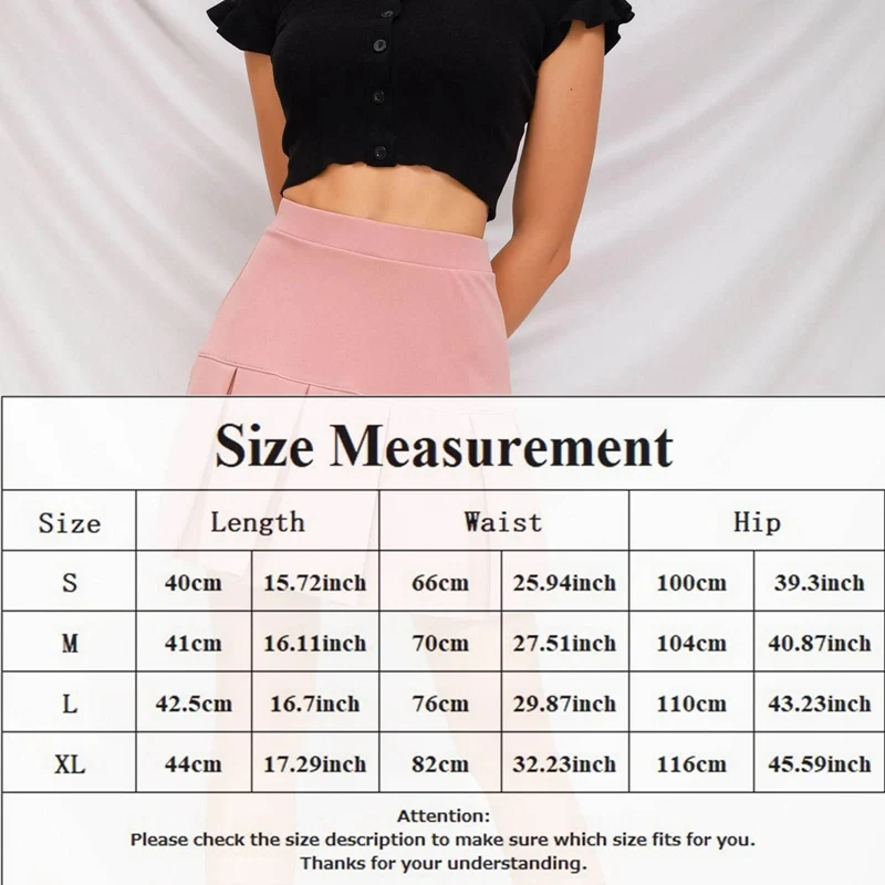 

2020 Fashion Women Summer Pleated Skirt Korea Style High-waist Mini Skirt School Girl Solid Color Casual Pleated Skirts