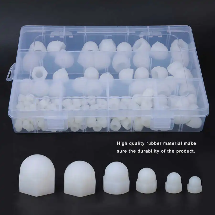 145 шт Купол гайка Защитная крышка шестигранный пластик|Резьбовые вставки| |